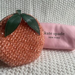 Beaded Peach Kate Spade Novelty Bag